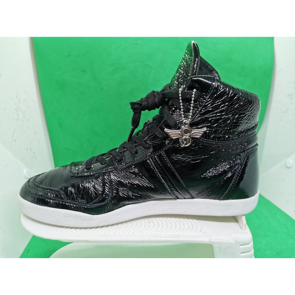 Creative Recreation Milano Hi Men's Black Shining Sneakers Size 8 High Top - Picture 3 of 16